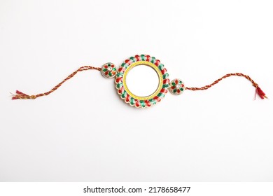 Indian festival: Raksha Bandhan. A traditional Indian wrist band which is a symbol of love between Brothers and Sisters. - Shutterstock ID 2178658477