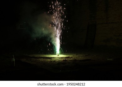 Indian Fire Crakers On Diwali For Celebrations