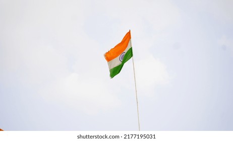 Indian Flag Image In Sky HD