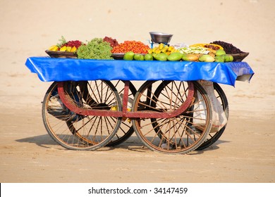 Indian Fruit Cart