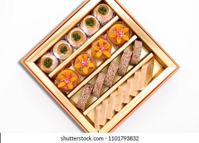 Indian Gift Sweet Box,mixed Sweets
