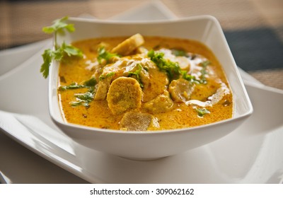 Indian Gram Flour Curry In Yogurt