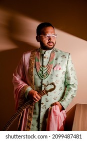 Indian Groom On His Wedding Day