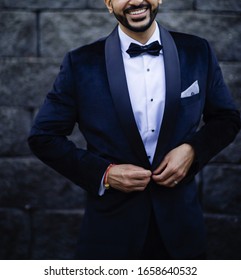 Indian Groom Wearing A Wedding Blue Tux
Karachi, Pakistan, 01, February , 2019