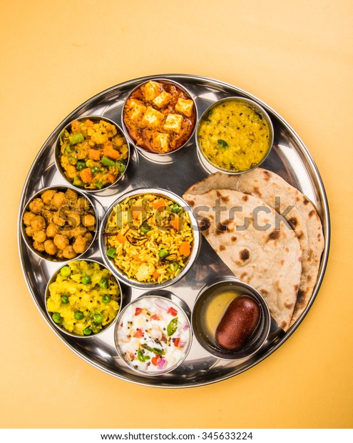 Indian Hindu Veg Thali Known Food Stock Photo 345633224 | Shutterstock