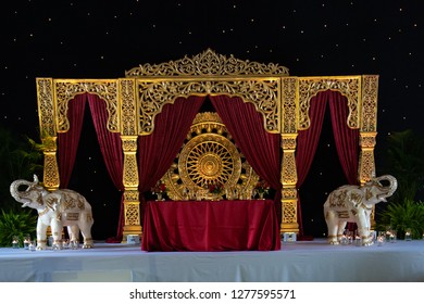 Indian And Hindu Wedding Reception Decor