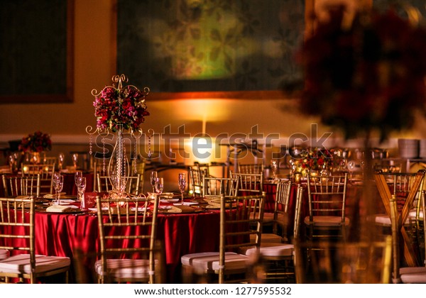 Indian Hindu Wedding Reception Decor Backgrounds Textures