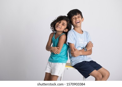 Indian Kids Brother N Sister Activities Stock Photo (Edit Now) 1570903387