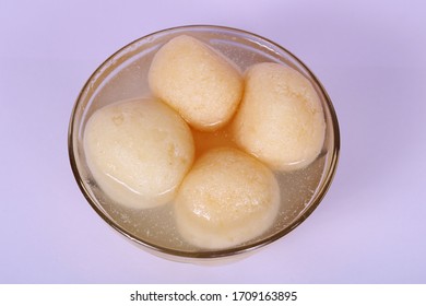 An Indian Kolkata Sweet (Rasogolla)