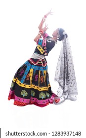 Indian Lady Performing Rajasthani Folk Dance Stock Photo 1283937148 ...