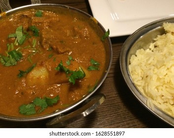 Indian Lamb Vindaloo With Rice