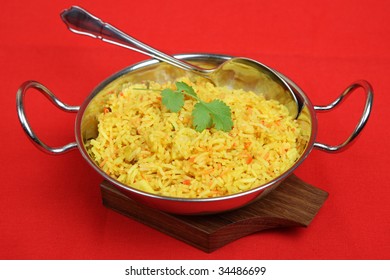 Indian lemon pilau rice
