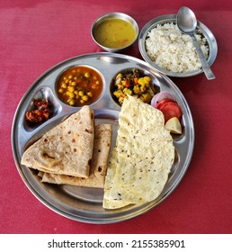 Indian Limited Veg Thali For Easy Meal