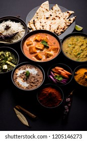 Indian Lunch Dinner Main Course Food Stock Photo (edit Now) 1205146273