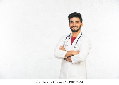 Indian Male Doctor In Studio Lighting