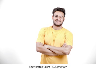 indian model with empty  poster