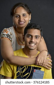 Indian Mother And Son, Mumbai, Maharashtra, India, Southeast Asia