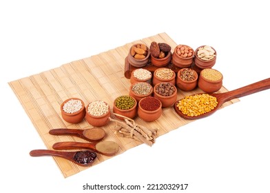 Indian Multigrain Health Mix Ingredients High Quality Images For Advertisement 