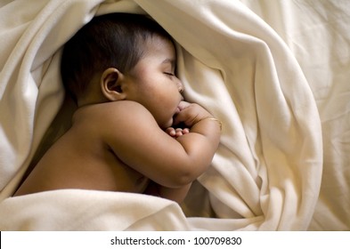 Indian Muslim Baby Sleeping