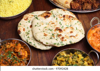 Indian Naan Bread With Coriander