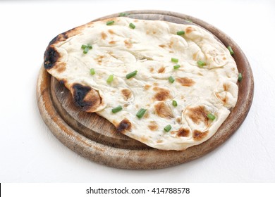 Indian Naan Bread Isolated