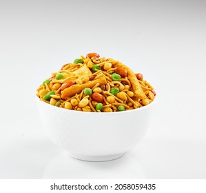 Indian Namkeen Spicy Tea Time Mixture  - Shutterstock ID 2058059435