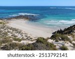 indian ocean at seal bay at kangaroo island in australia