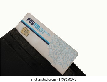 Indian Paytm Payment Bank Debit Card.  New Delhi- 24th May, 2020. 