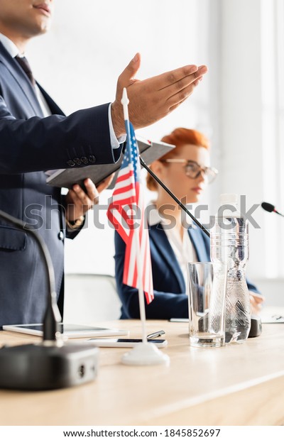 Indian Politician Pointing Hand While Holding Stock Photo 1845852697 ...