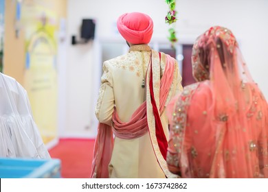 Indian Punjabi Sikh Wedding Ritual Items Close Up