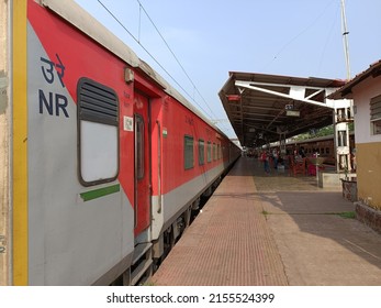 Indian Railways Train Mangaluru Station On Stock Photo 2155524399 ...