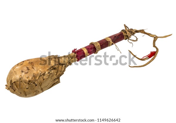 Indian Rattle Drum Mallets Made Rawhide Stock Photo Edit Now 114