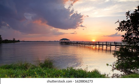 Indian River Florida Tranquil Sunset