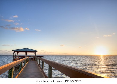 Indian River In Melbourne, Florida