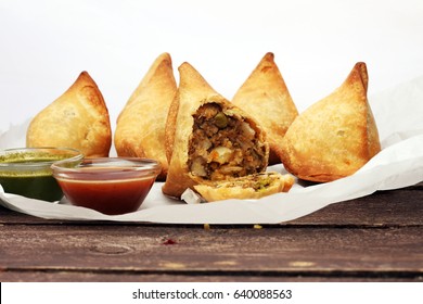 Indian Special Traditional Street Food Punjabi Samosa