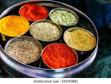 Indian spice wheel