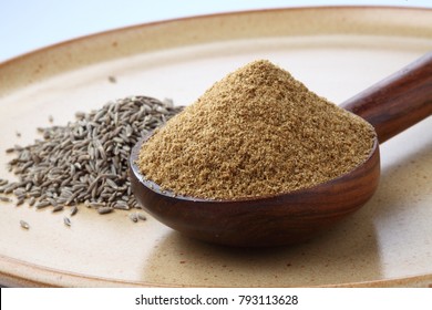 Indian Spices Cumin Seeds And Powder