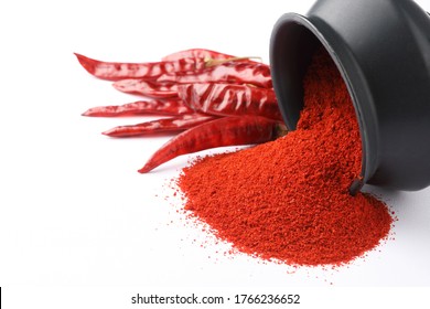 Indian spices, paprika powder or red chilli powder