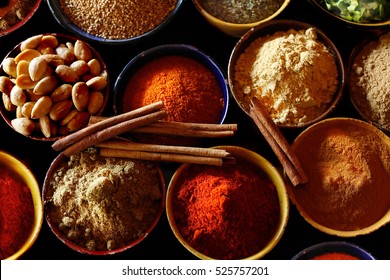  Indian spices are seen here.