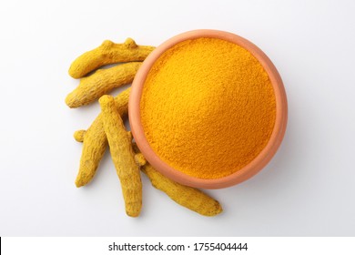 Indian Spices, Turmeric Powder Or Haldi Powder