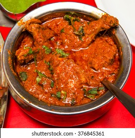 Indian spicy Curry called Chicken Masala 