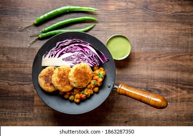 Indian Starters Aloo Tikki On Tawa 