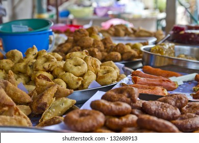 Indian Street Food In India Town In Penang, Malaysia.