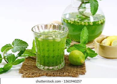 Indian Summer Drink Jaljeera or Jal-Jeera is an Indian beverage prepared with cumin powder in water and served cold with Boondi, Mint and Lemon slice