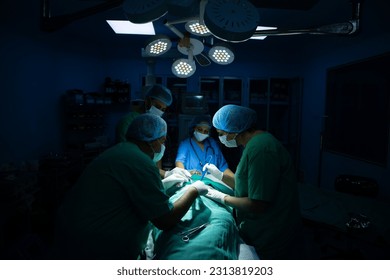 indian surgeons medical team performing surgery in operation theater at hospital. Medical care concept. - Powered by Shutterstock