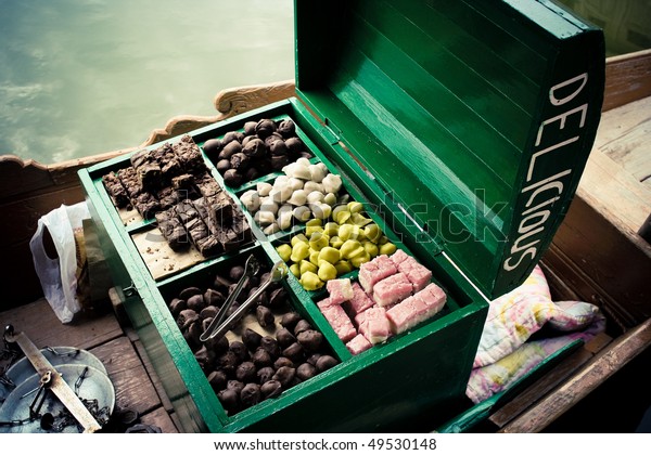 big box of sweets
