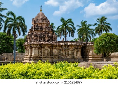 Indian Temple. Great Hindu Architecture In Gangaikonda Chola Puram Temple, South India.