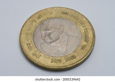 Indian ten rupee Homi Bhabha centennary coin 2008-2009