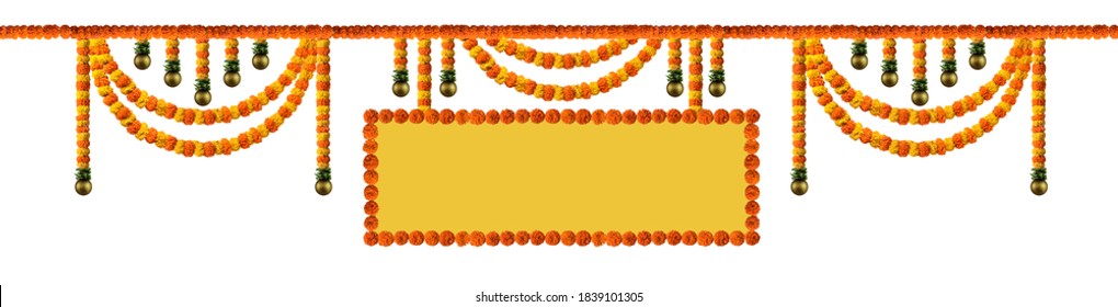 Indian Traditional Flower Decoration, Indian Festival Garland