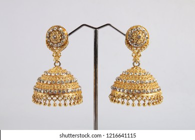Indian Traditional Gold Earrings